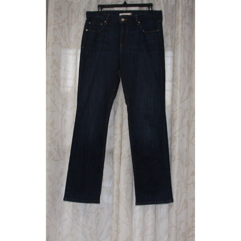 Levi's‎ 505 Straight Leg Denim Jeans - Medium Dark Wash Size 29 Womens